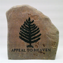 Load image into Gallery viewer, George Washington&#39;s &quot;Appeal to Heaven&quot; Emblem Engraved Rock