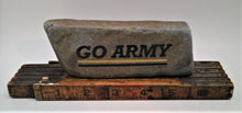 Load image into Gallery viewer, GO ARMY Engraved Stone Paperweight