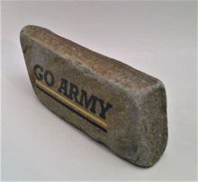 Load image into Gallery viewer, GO ARMY Engraved Stone Paperweight