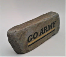 Load image into Gallery viewer, GO ARMY Engraved Stone Paperweight