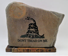Load image into Gallery viewer, Don&#39;t Tread on Me - Engraved Rock