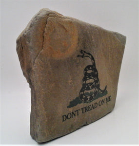 Don't Tread on Me - Engraved Rock