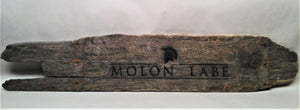 Molon Labe Engraved Driftwood