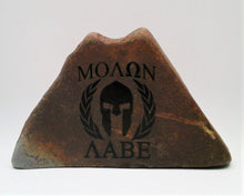 Load image into Gallery viewer, Engraved Molon Labe Rock