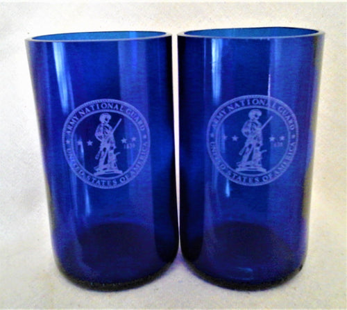 Cobalt Blue National Guard Glasses (Set of 2)