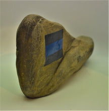 Load image into Gallery viewer, Rock engraved with - #Back The Blue