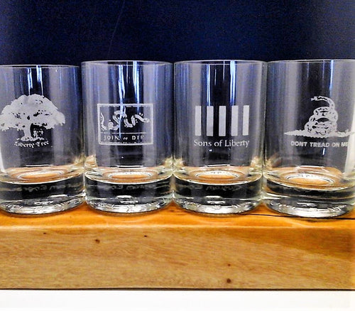 Patriot Rock Glasses Collection  (Set of 4)
